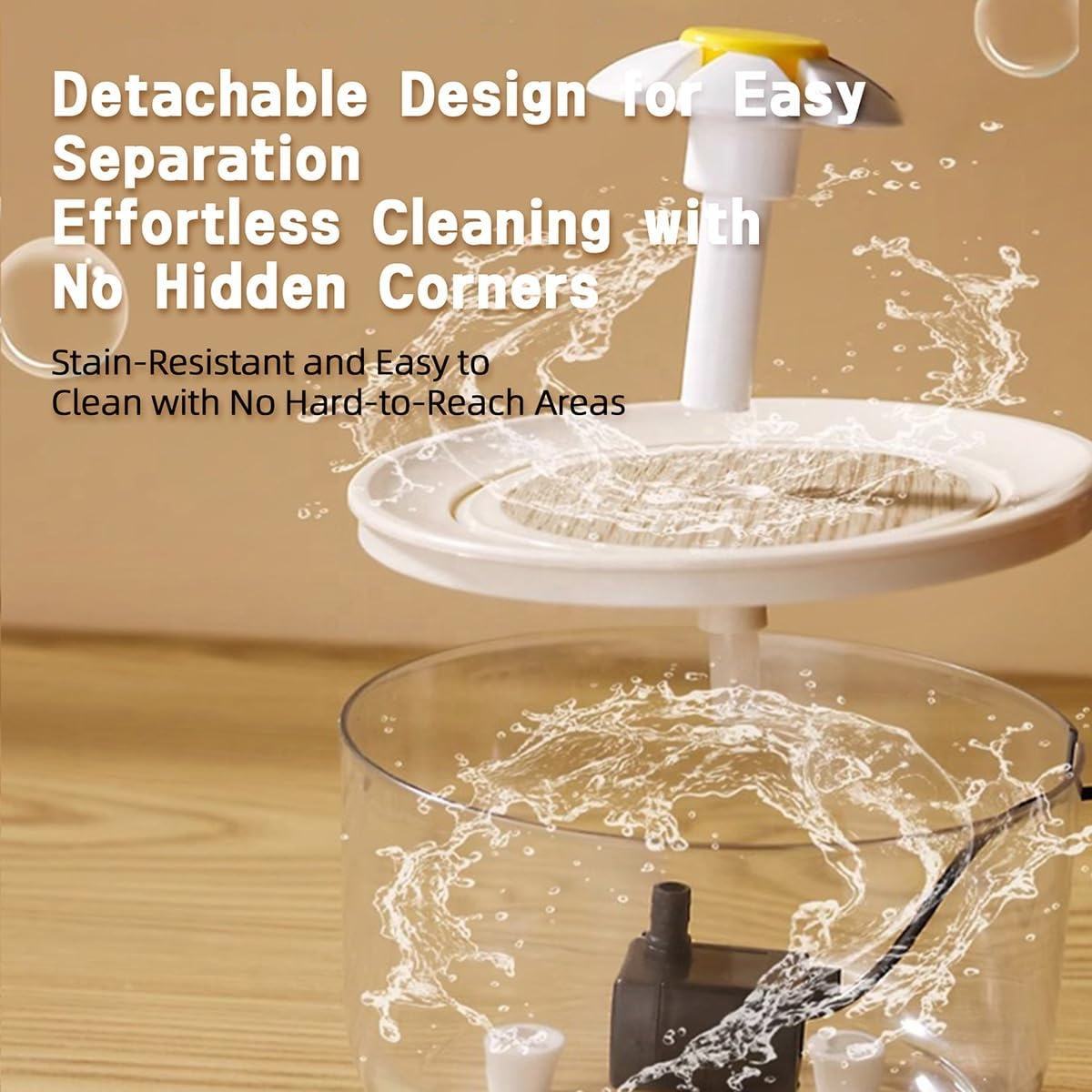 1.2L Filtered Pet Water Fountain