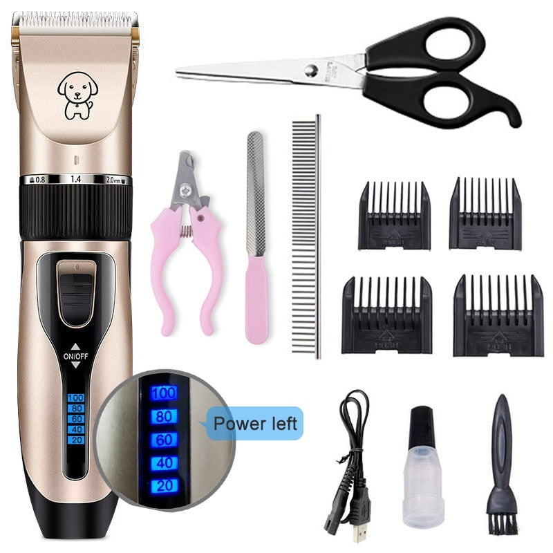 Rechargeable Low-Noise Pet Clipper