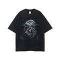Washed Skull Print T-Shirt