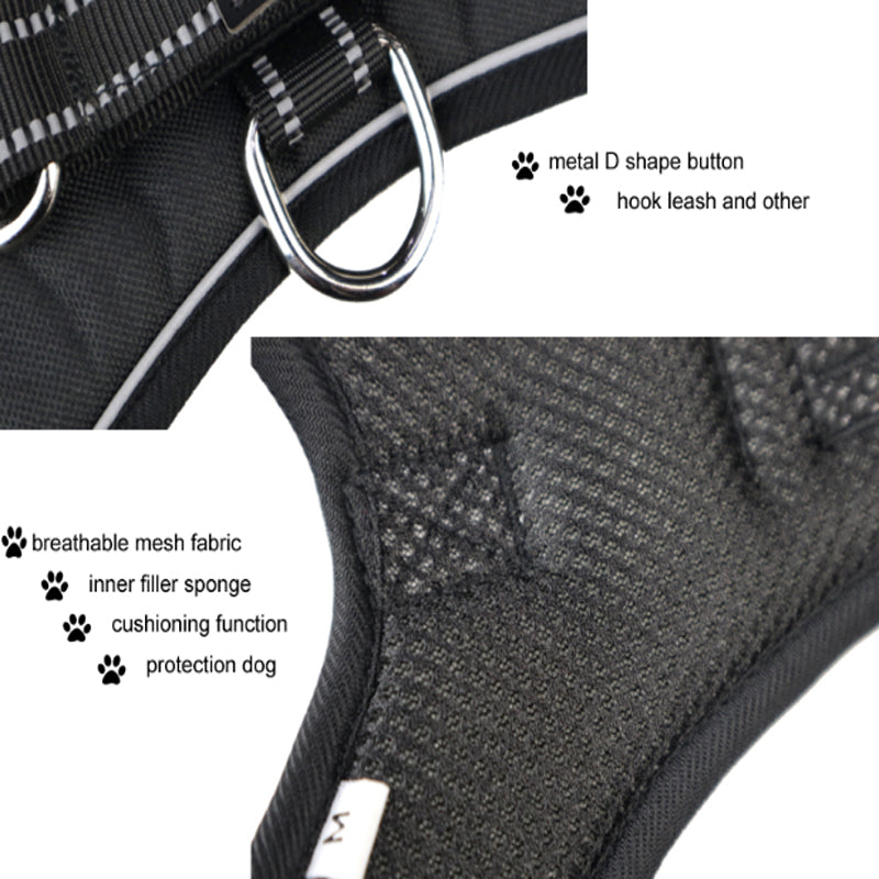 No-Pull Reflective Dog Harness