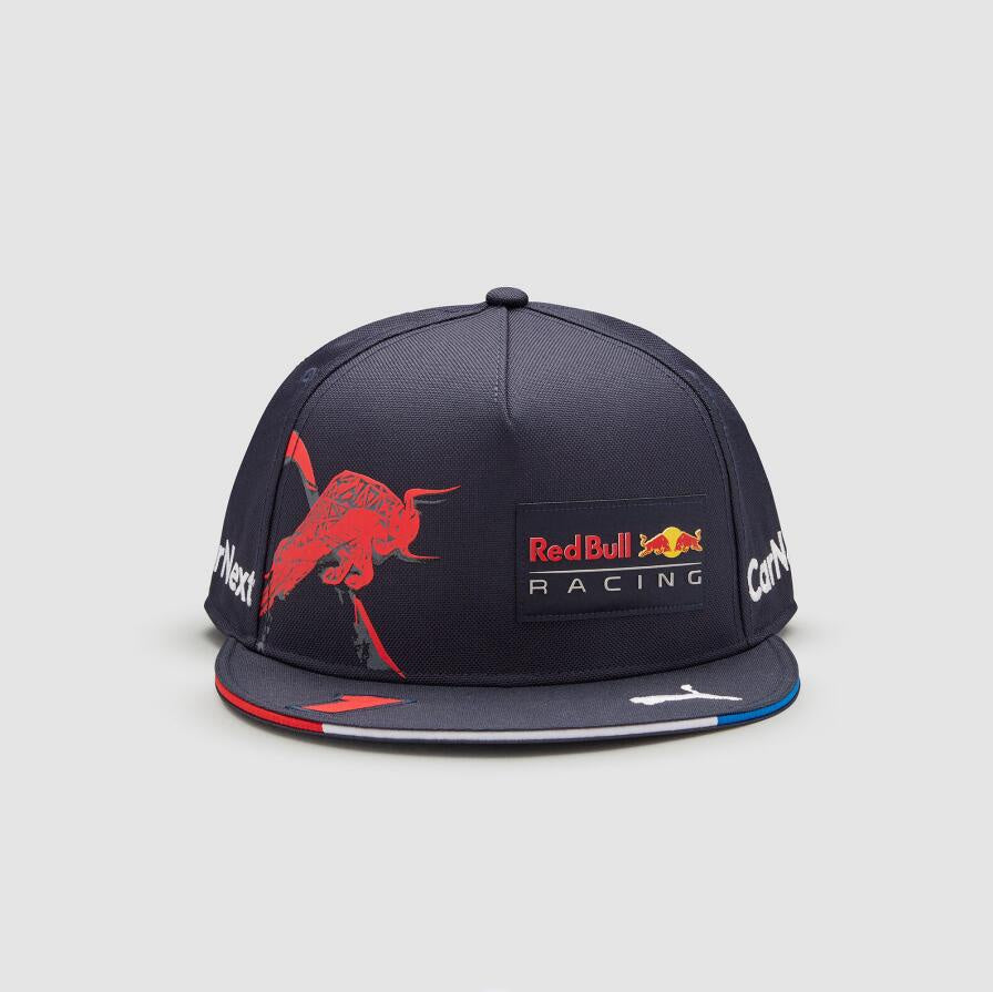 Embroidered Flat Brim Snapback Cap
