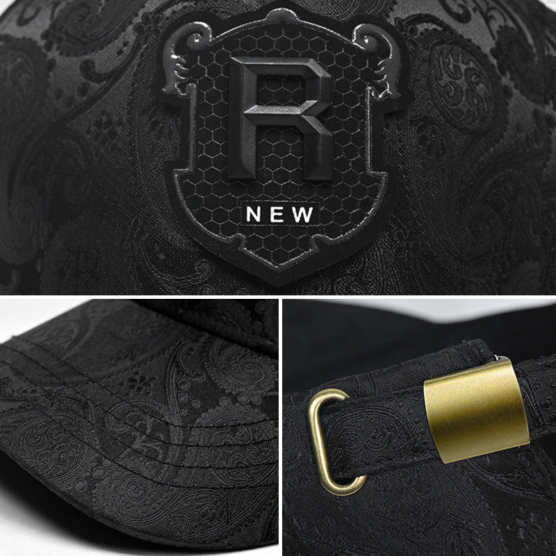 Cashew Embossed Tall Crown Cap