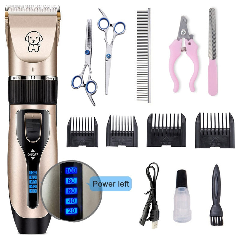 Rechargeable Low-Noise Pet Clipper