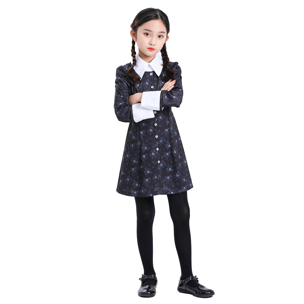 Children's floral dresses TV role-playing costumes for Halloween performances