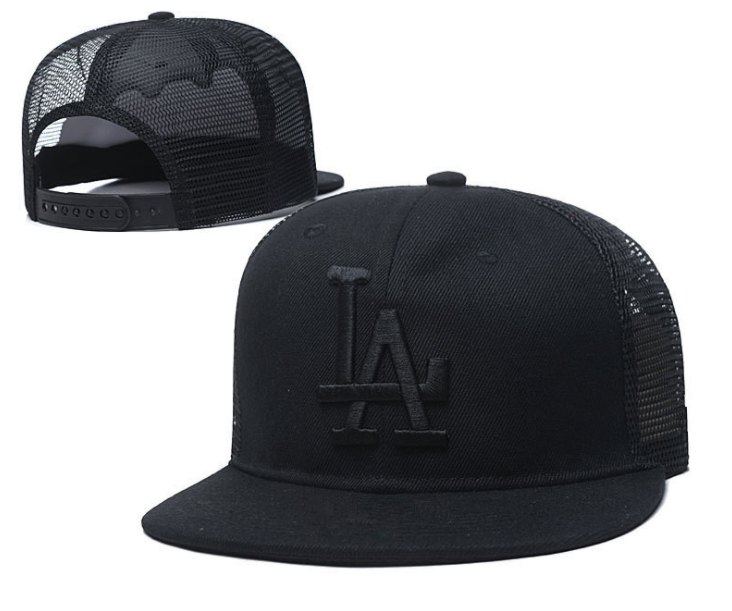 Letter Embroidery Flat Peak Cap
