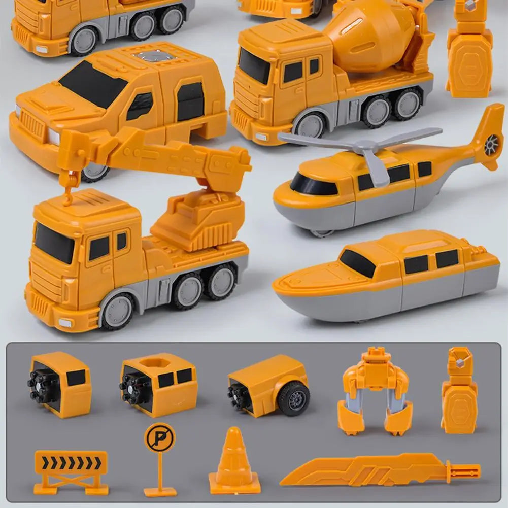 Magnetic Construction Robot Car Set