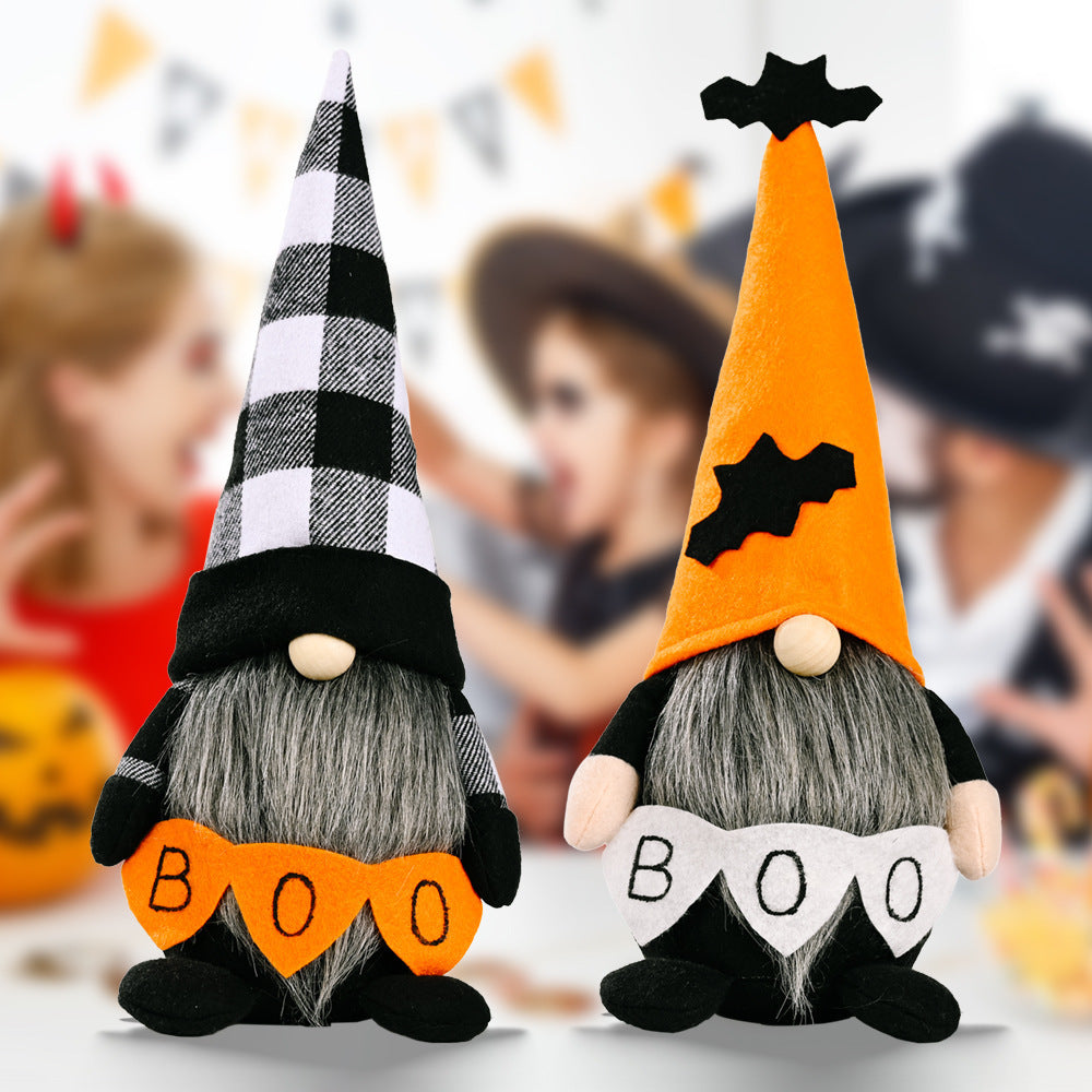 Halloween Decorations Faceless Elderly Doll Dwarf Doll Ghost Festival Party Doll Decoration Scene Props