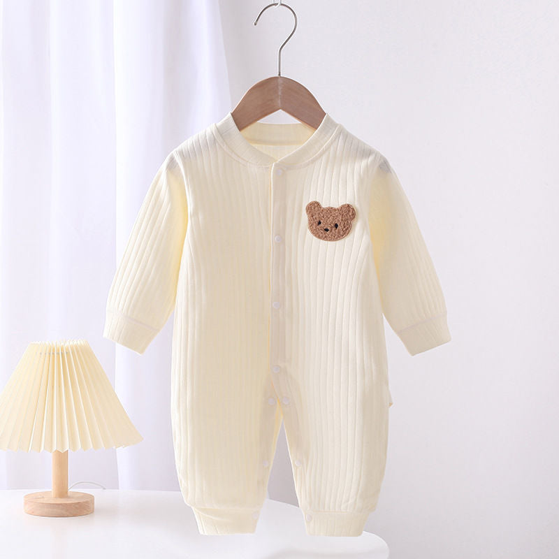 Baby Clothes  Newborn Boy Girl Long Sleeve Onesie Bodysuit Sleepwear