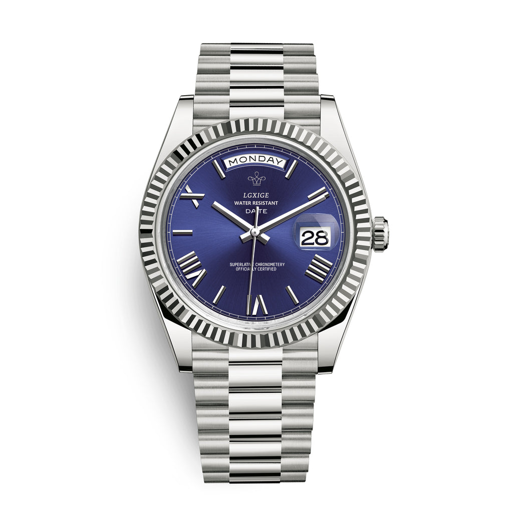 Fashion Style + Brand + Classic Sunday Calendar Watch + Men's Quartz Watch + Waterproof Wristwatch