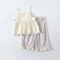Floral Print Two-Piece Set for Girls, Patterned Pants