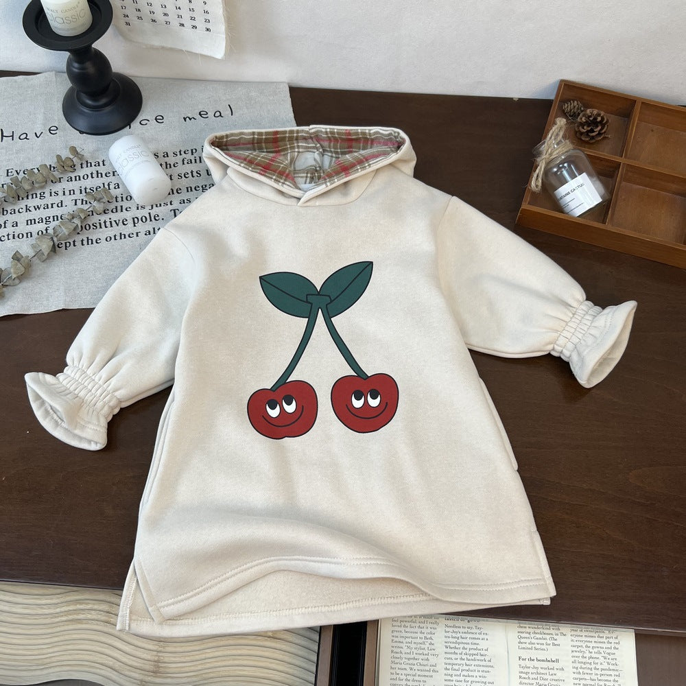 Cute Cherry Casual Dress for Women's Treasures
