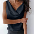 Satin Cowl Neck Camisole
