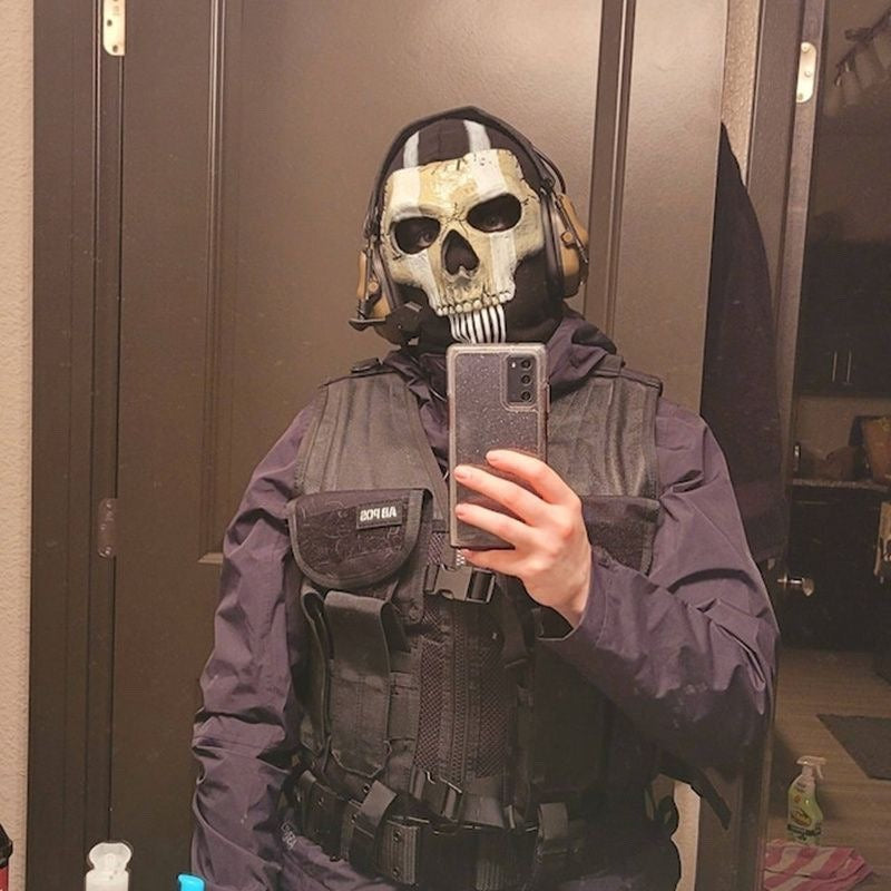 MWII Call of Duty Skull Mask Masks Masks Makeup Ball Games Tactical Masks Halloween Party Skull