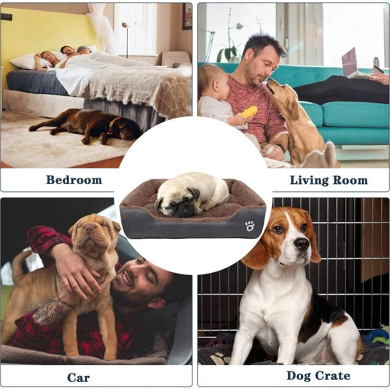 Waterproof Fleece Pet Bed