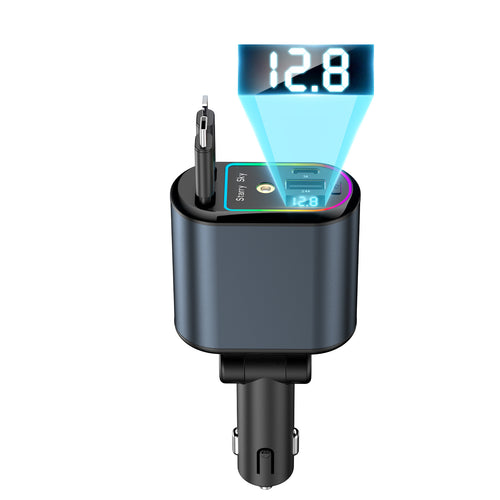 120W Retractable Car Charger