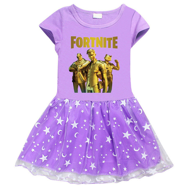 3D printed cotton dress for girls