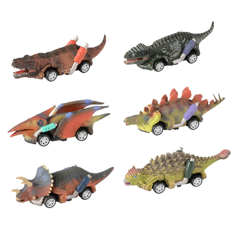 Pull-Back Dinosaur Toy Car