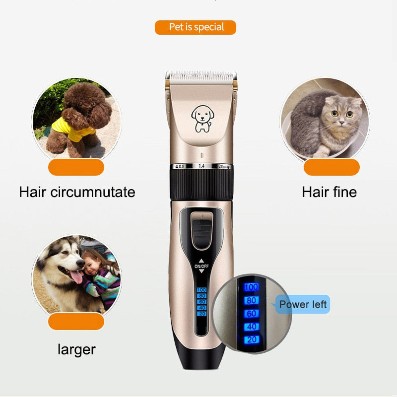 Rechargeable Low-Noise Pet Clipper