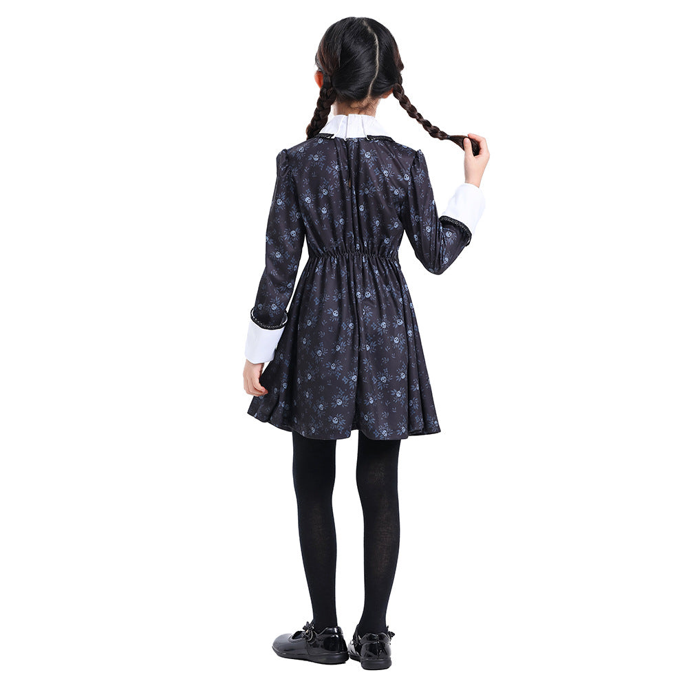 Children's floral dresses TV role-playing costumes for Halloween performances