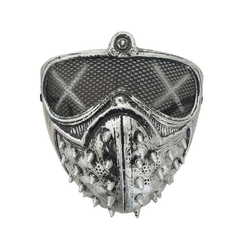 Halloween Devil COS Anime Stage Mask Ghost Steps Street Rivet Death Masks Watch Dogs Cosplay Stage Party Face Masks Accessories