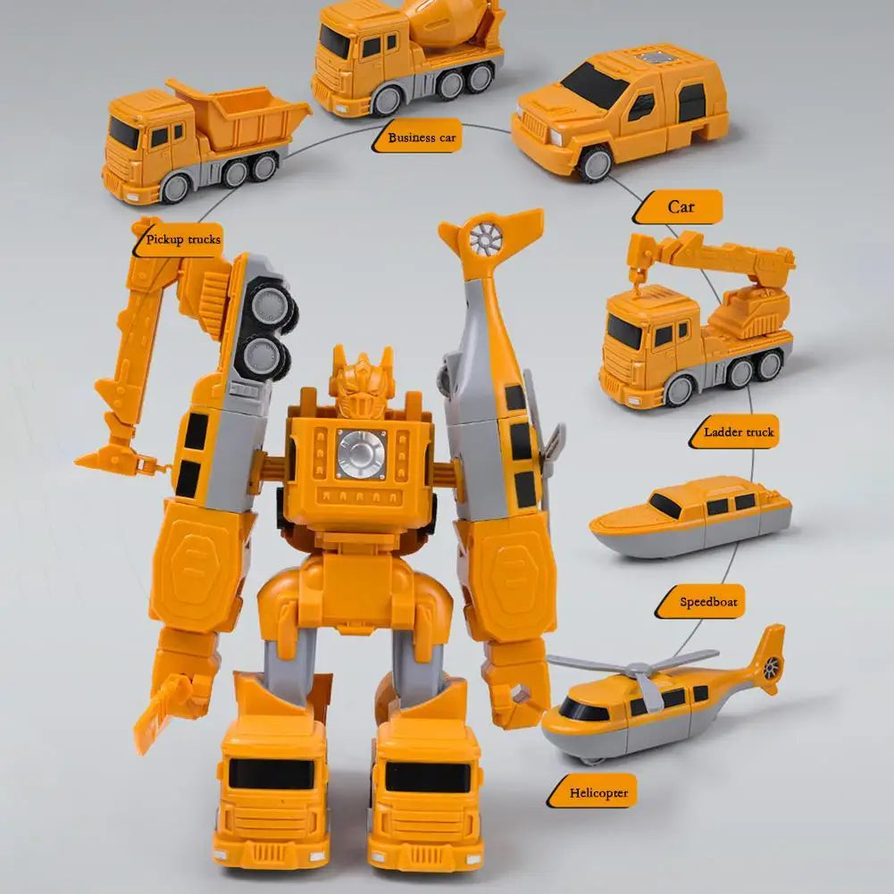 Magnetic Construction Robot Car Set