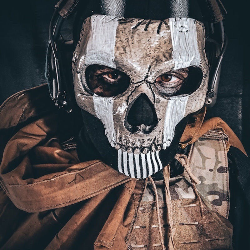 MWII Call of Duty Skull Mask Masks Masks Makeup Ball Games Tactical Masks Halloween Party Skull