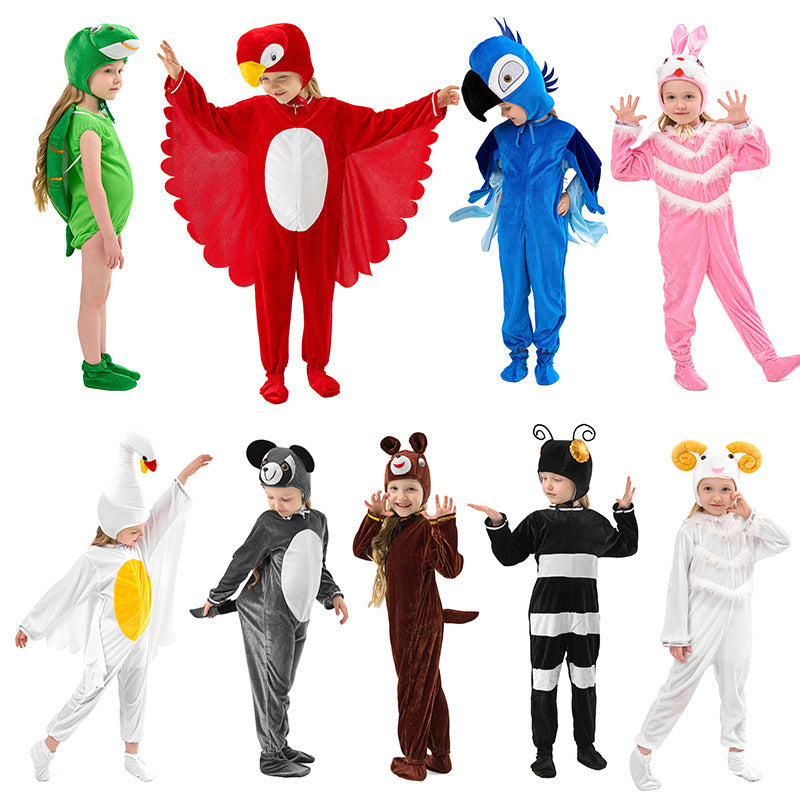 Halloween Kindergarten Animal Performance Costumes Children's Christmas Pajamas New Year's Eve Stage Wear for Kids