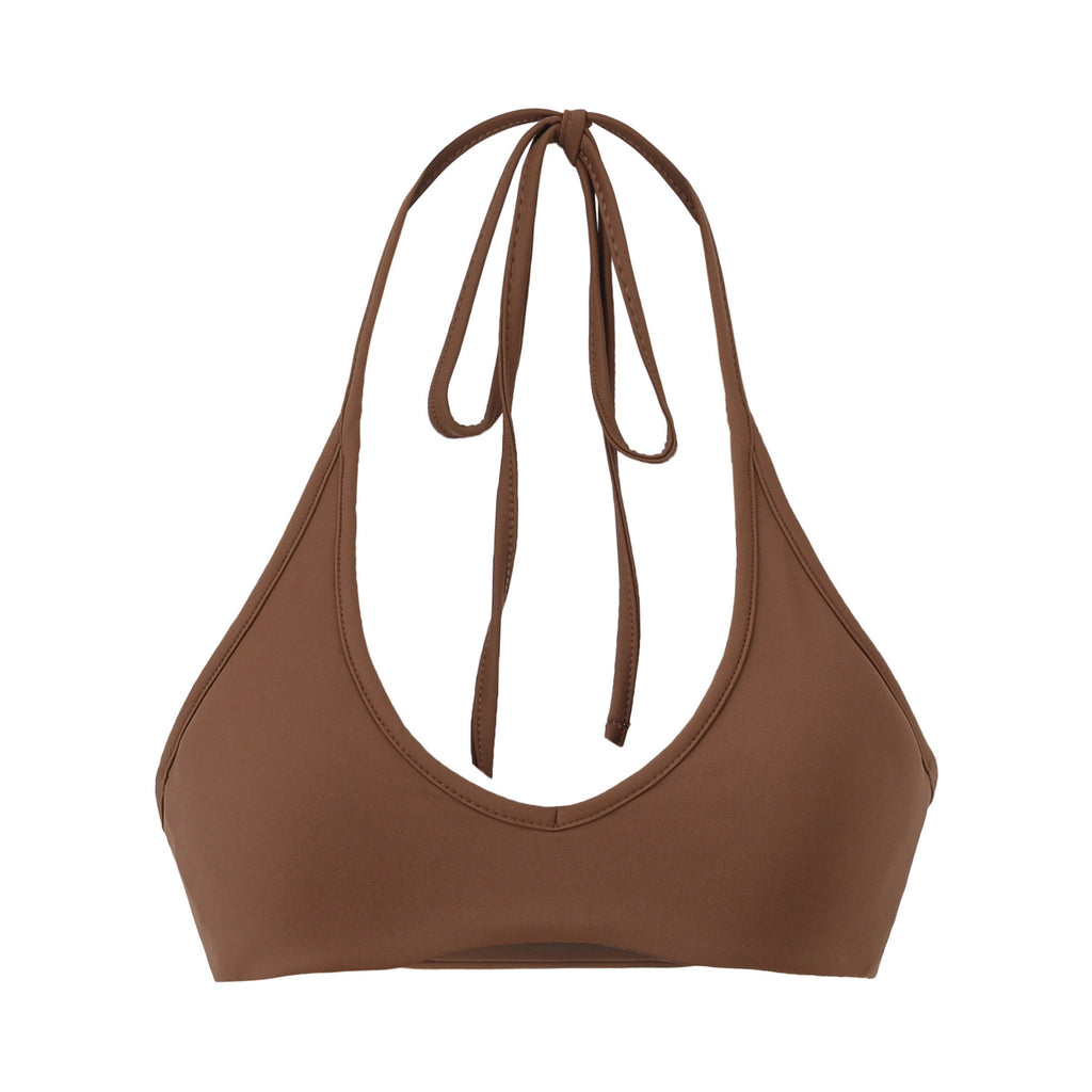 Strap neck bikini vest