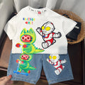 Style Boys' Cool Short Sleeve Children's Two-Piece Set