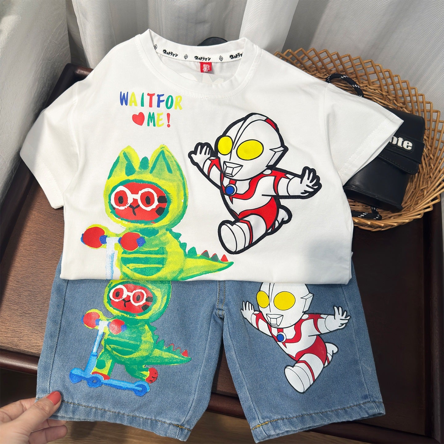 Style Boys' Cool Short Sleeve Children's Two-Piece Set