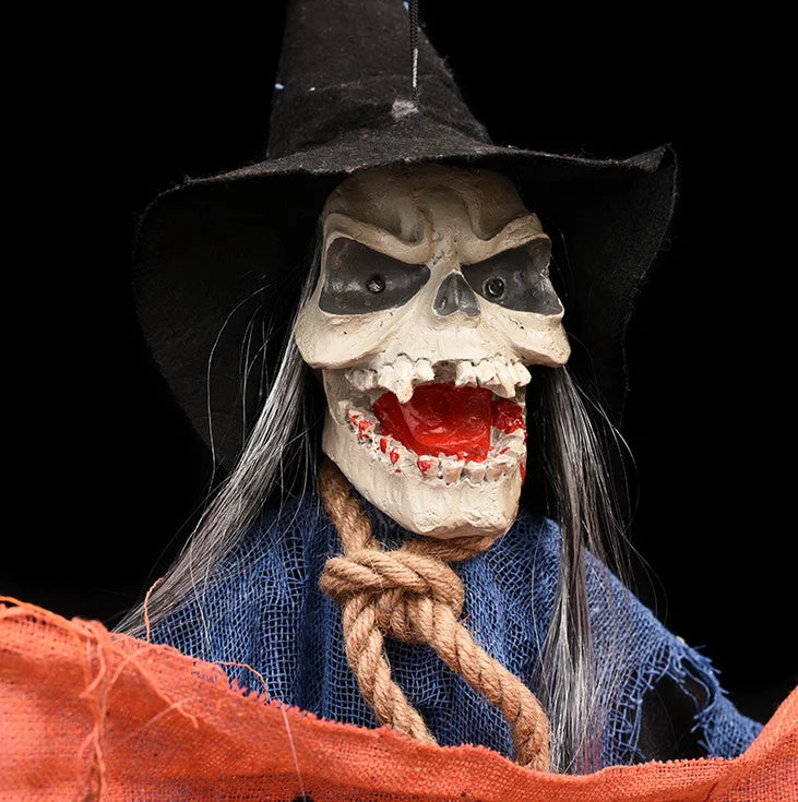 Halloween Hanging Ghost Haunted House Hanging Grim Reaper Cloaks Haunted Horror Props Home Door Bar Club Halloween Decorations