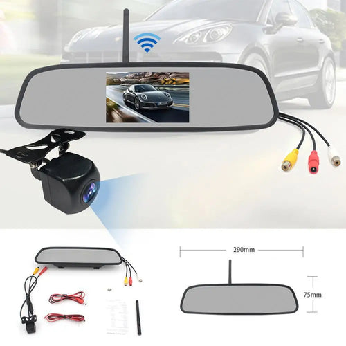4.3 Inch Rear View Mirror Dash Cam