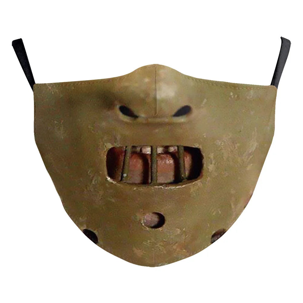 Halloween Horrible Killers Pennywise Jason Voorhees Michael Myers Leatherface Cosplay Face Mask Adult Kids Dustproof Scary Masks