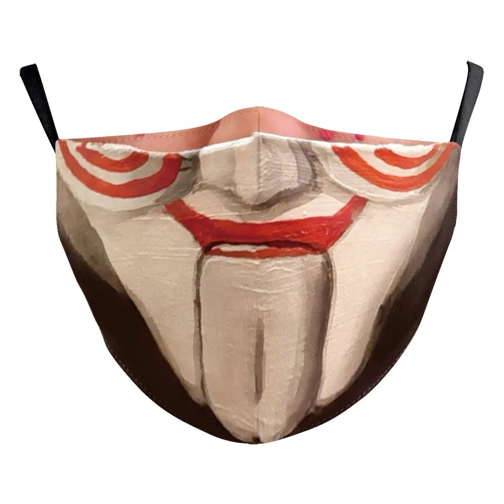 Halloween Horrible Killers Pennywise Jason Voorhees Michael Myers Leatherface Cosplay Face Mask Adult Kids Dustproof Scary Masks