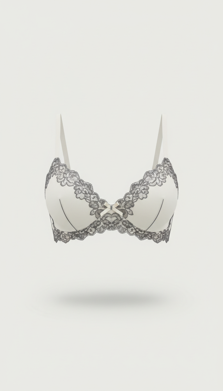 Lace Trim Soft Modal Bralette